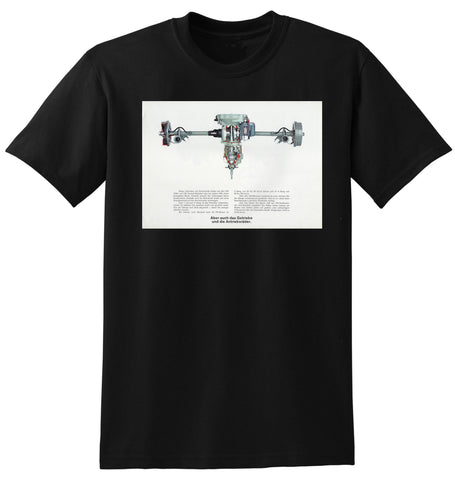 1964 VW VOLKSWAGEN 1500 GERMANY AD TSHIRT