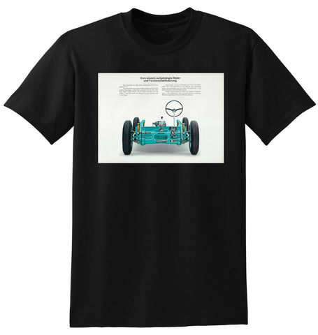 1964 VW VOLKSWAGEN 1500 GERMANY AD TSHIRT