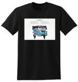 1964 VW VOLKSWAGEN 1500 GERMANY AD TSHIRT