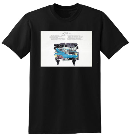 1964 VW VOLKSWAGEN 1500 GERMANY AD TSHIRT