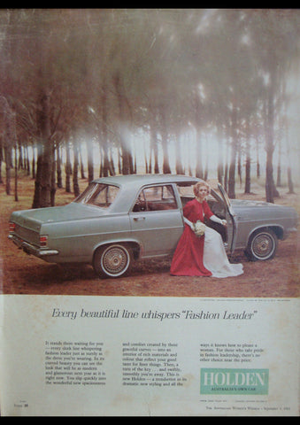 1965 HD HOLDEN PREMIER AUSSIE AD ART PRINT POSTER