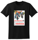 1965 HONDA SCOOTER MOTORCYCLE AUSSIE AD TSHIRT