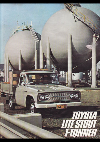 1965 TOYOTA STOUT UTE AUSSIE AD ART PRINT POSTER