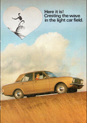 1967 FORD CORTINA MARK II AUSSIE AD ART PRINT POSTER