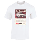 1967 RAMBLER REBEL V8 AMC AUSSIE AD TSHIRT