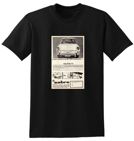 1967 SKODA SABRE AUSSIE AD TSHIRT