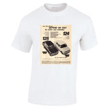 1968 FIAT 124 & 125 SEDAN AUSSIE AD TSHIRT