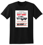 1968 REG HUNT HK HOLDEN MONARO GTS-327 AUSSIE AD TSHIRT