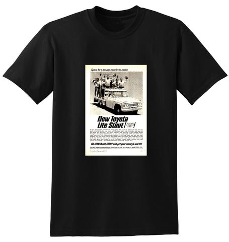1968 TOYOTA LITE STOUT UTILITY UTE RK101 AUSSIE AD TSHIRT