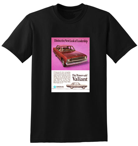 1968 VE CHRYSLER VALIANT SEDAN AUSSIE AD TSHIRT
