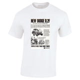 1969 DODGE D2F V8 CUMMINS DIESEL AUSSIE AD TSHIRT