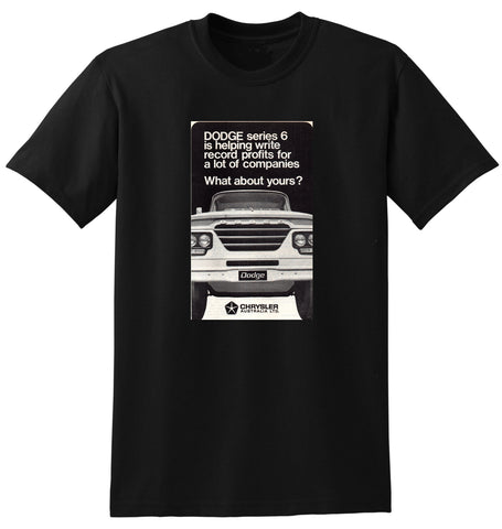 1969 DODGE SERIES 6 TRUCK CHRYSLER AUSSIE AD TSHIRT