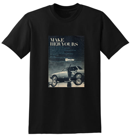 1969 MAZDA 1500 SEDAN AUSSIE AD TSHIRT