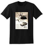 1969 MAZDA R100 COUPE ROTARY AUSSIE AD TSHIRT
