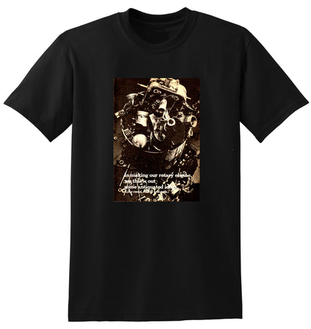 1969 MAZDA R100 ROTARY COUPE AUSSIE AD TSHIRT