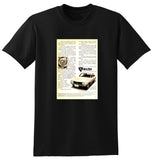 1969 MAZDA R100 ROTARY COUPE AUSSIE AD TSHIRT