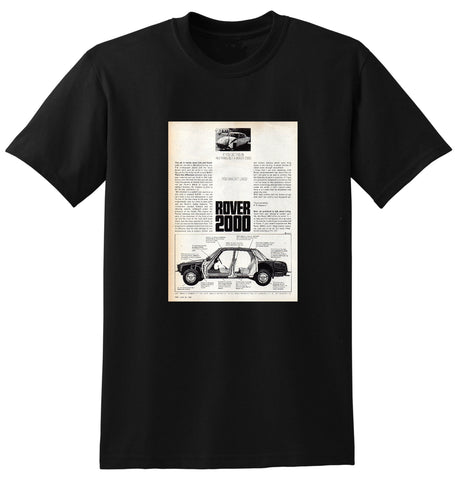 1969 P6 ROVER 2000 AUSSIE AD TSHIRT