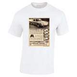 1969 PORSCHE SERVICE CENTRE 912 911T 911E 911S AUSSIE AD TSHIRT