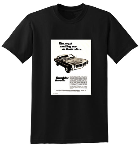 1969 RAMBLER JAVELIN AMC AMI AUSSIE AD TSHIRT