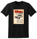 1969 RAMBLER REBEL V8 SEDAN AUSSIE AD TSHIRT