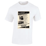 1969 VF CHRYSLER VALIANT PACER 5 SEATER SPORTS AUSSIE AD TSHIRT