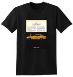 1970 FORD CAPRI DELUXE XL V6GT AUSSIE AD TSHIRT