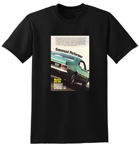 1970 HG HOLDEN MONARO 350-GTS AUSSIE AD TSHIRT