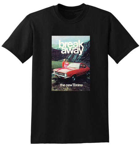 1970 LC HOLDEN TORANA 4 & 6 CYLINDER & GTR AUSSIE AD TSHIRT