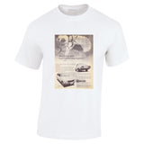 1970 MAZDA R100 ROTARY COUPE AUSSIE AD TSHIRT