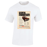 1970 MITSUBISHI COLT MAXIMUM SUPER SPORTS AUSSIE AD TSHIRT