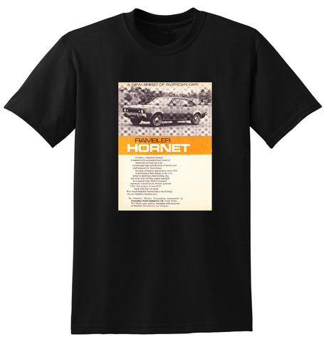 1970 RAMBLER HORNET SST AMC AUSSIE AD TSHIRT