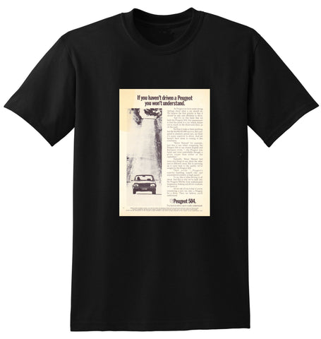 1972-3 PEUGEOT 504 AUSSIE AD TSHIRT