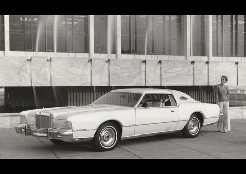 1976 LINCOLN CONTINENTAL MARK IV USA AD ART PRINT POSTER