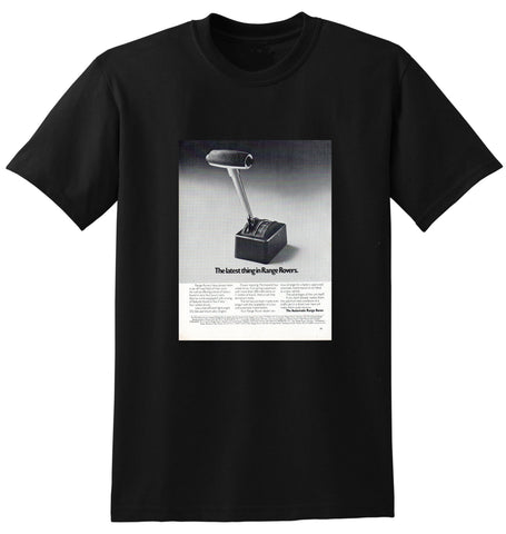 1980 RANGE ROVER AUTOMATIC 4WD WAGON AUSSIE AD TSHIRT