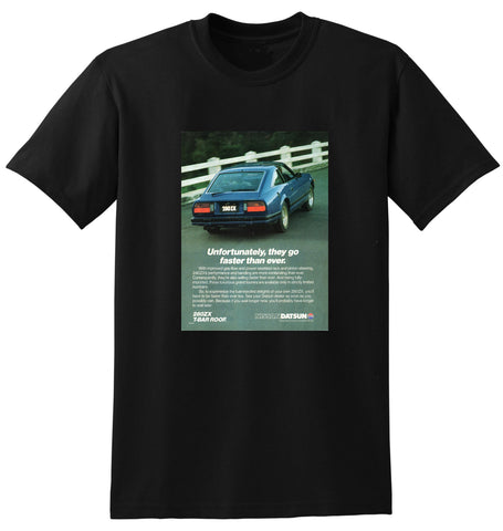 1982 DATSUN 280ZX T-BAR ROOF NISSAN AUSSIE AD TSHIRT