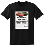 1995 SUBARU LIBERTY SEDAN & WAGON AUSSIE AD TSHIRT
