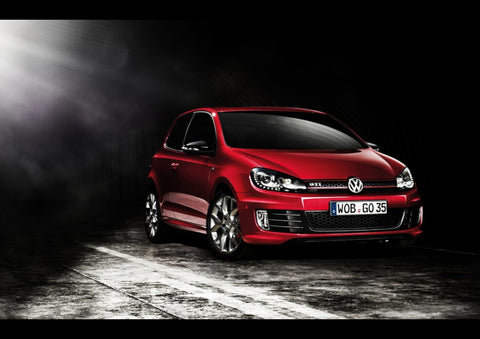 2011 VOLKSWAGEN GOLF GTI ART PRINT PHOTO POSTER