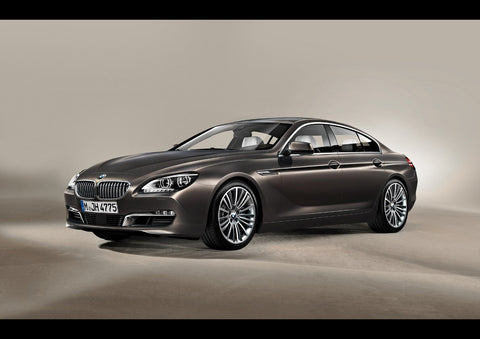 2013 BMW 6 SERIES GRAN COUPE STUDIO ART PRINT PHOTO POSTER