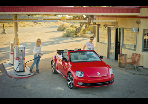 2013 VOLKSWAGEN BEETLE CABRIOLET ART PRINT PHOTO POSTER