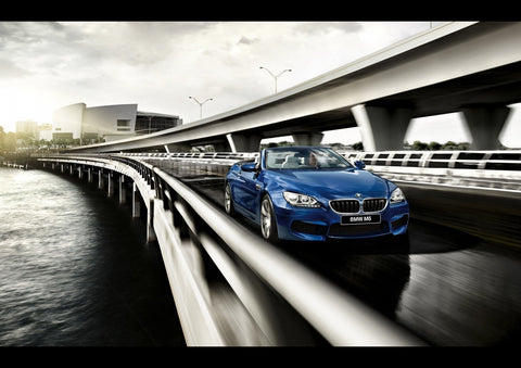 2015 BMW M6 F12 CABRIO ART PRINT PHOTO POSTER