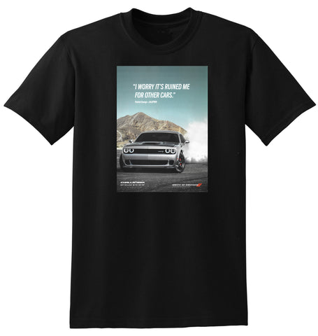 2019 DODGE CHALLENGER SRT HELLCAT USA AD TSHIRT