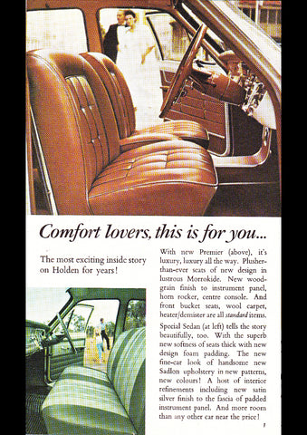 1966 HR HOLDEN AUSSIE REPRO AD ART PRINT POSTER