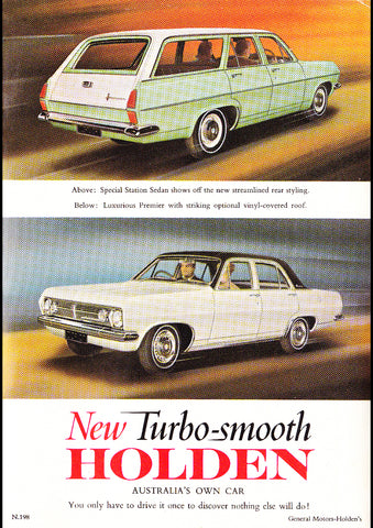 1966 HR HOLDEN AUSSIE REPRO AD ART PRINT POSTER