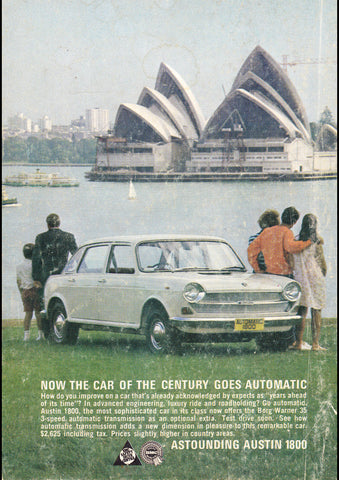 1968 AUSTIN 1800 BMC AUSSIE REPRO AD ART PRINT POSTER