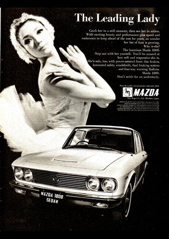 1969 MAZDA 1800 SEDAN AUSSIE REPRO AD ART PRINT POSTER