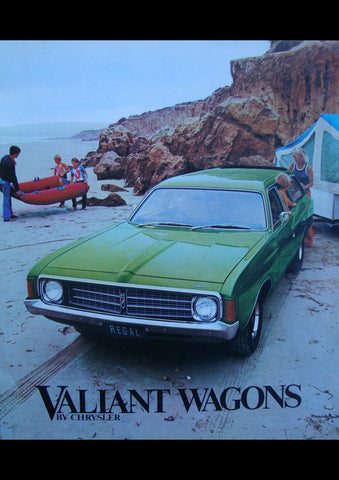 1973 CHRYSLER VALIANT REGAL WAGON AUSSIE REPRO AD ART PRINT POSTER