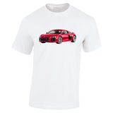 AUDI R8 V10 (RED) TSHIRT