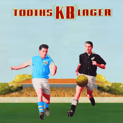 TOOTHS KB LAGER BEER SOCCER AUSSIE REPRO AD ART PRINT POSTER