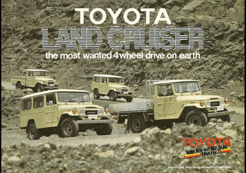 TOYOTA LAND CRUISER AUSSIE AD ART PRINT POSTER