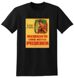 RESCHS LONG BOTTLE PILSENER BEER AUSSIE AD TSHIRT